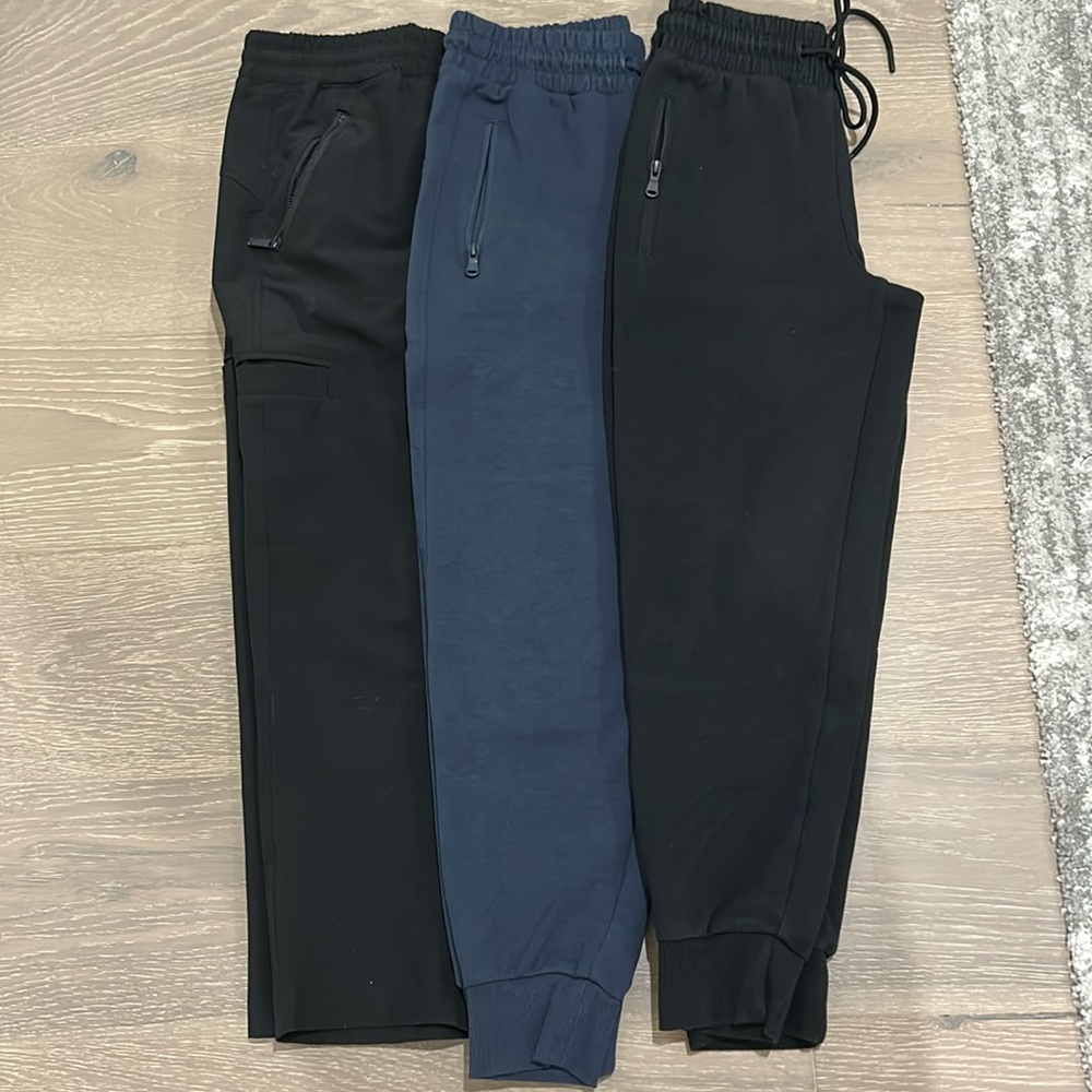 Bundle 3 pairs petite joggers and cargo pants